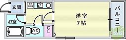 ステイツ豊中本町ビル 1Kの間取図画像