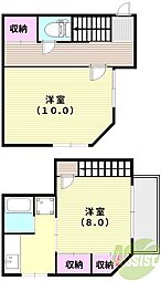 リバーハイム 2Kの間取図画像