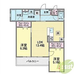 物件の間取り