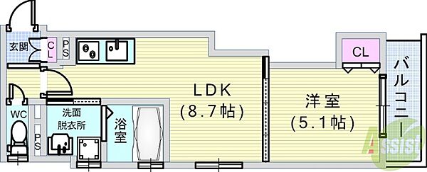 同じ建物の物件間取り写真 - ID:227080935299