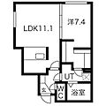 カーサフェリーチェ学園前3階6.4万円