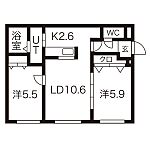 札幌市西区山の手五条1丁目 4階建 築10年のイメージ