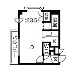 札幌市西区二十四軒四条7丁目 4階建 築34年のイメージ