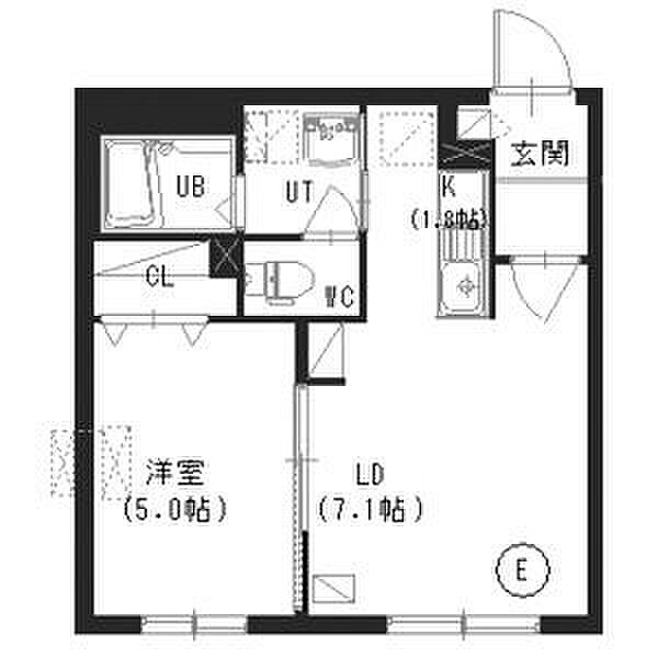北海道札幌市豊平区平岸一条9丁目(賃貸マンション1LDK・2階・32.48㎡)の写真 その2