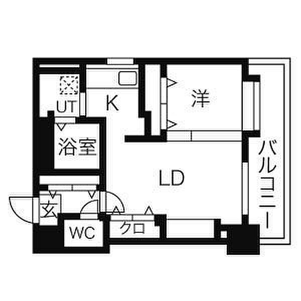 北海道札幌市中央区南三条西9丁目(賃貸マンション1LDK・5階・41.49㎡)の写真 その2
