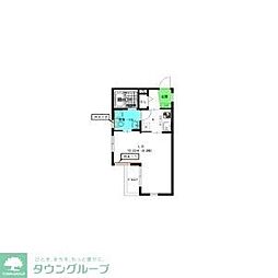 名古屋市営東山線 中村日赤駅 徒歩6分の賃貸アパート 4階1Kの間取り