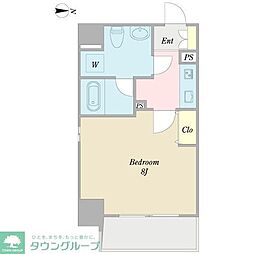名古屋市営鶴舞線 鶴舞駅 徒歩9分の賃貸マンション 1階1Kの間取り