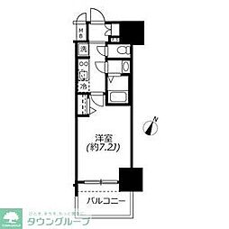 アドバンス名古屋モクシー 12階1Kの間取り