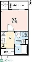 N&A　home　上飯田(エヌアンドエーホーム 2階1Kの間取り