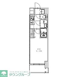 S-RESIDENCE金山altano(アルターノ) 5階1Kの間取り