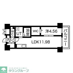 Primal千種stelo 12階1LDKの間取り