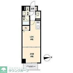 HF名駅北レジデンスEAST 1LDKの間取図画像