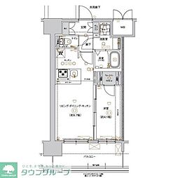 S-RESIDENCE上飯田North 1LDKの間取図画像