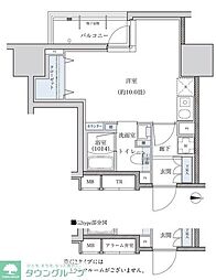 パークアクシス新栄 ワンルームの間取図画像