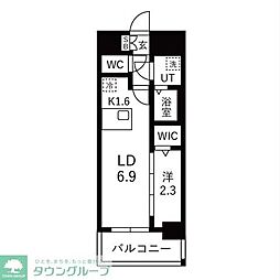 メイクスアート名古屋城西 1LDKの間取図画像