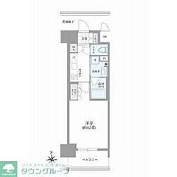 OKBアヴェニール菊井町 1Kの間取図画像