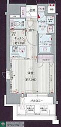 プレサンス名古屋STATIONアライブ 1Kの間取図画像