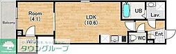 (仮称)ジーメゾン名古屋星崎エデン 1LDKの間取図画像