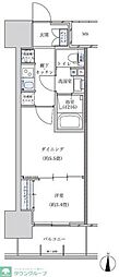 パークアクシス名古屋山王 1DKの間取図画像