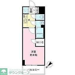 エスリード新栄グランラグジェ 1Kの間取図画像