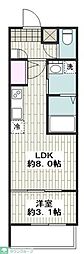 MOVE中村公園SOUTHII 1LDKの間取図画像