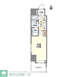 ELSTANZA徳川 1Kの間取図画像