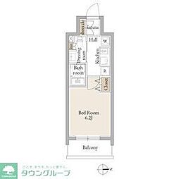 ルネフラッツ庄内通駅前 1Kの間取図画像