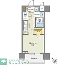 エディアン千種 1Kの間取図画像