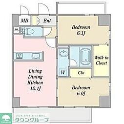 エスペランサ泉 2LDKの間取図画像