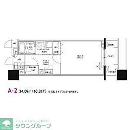グラン・アベニュー白川公園 1Kの間取図画像