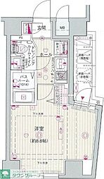 エステムプラザ名古屋・栄プレミアム 1Kの間取図画像