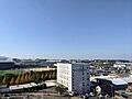 バルコニーから...