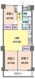 間取図画像 3LDK