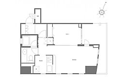 MG目黒駅前（エムジー目黒駅前） 4階1LDKの間取り