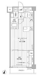 目黒テラス 2階1LDKの間取り