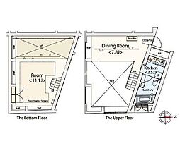 カスタリア恵比寿 1階1DKの間取り