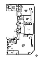 MFPR目黒タワー 3LDKの間取図画像