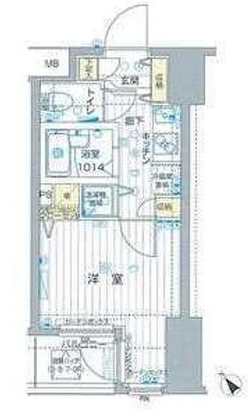 フォレシティ六本木 604｜東京都港区六本木２丁目(賃貸マンション1K・6階・20.12㎡)の写真 その2