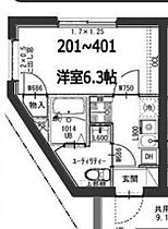 アイリス東品川 201 ｜ 東京都品川区東品川１丁目36-1（賃貸マンション1K・2階・21.00㎡） その2