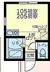 横浜市神奈川区松見町2丁目 2階建 築2年のイメージ