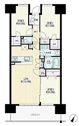 パークシティさいたま北アークレジデンス 3LDKの間取図画像