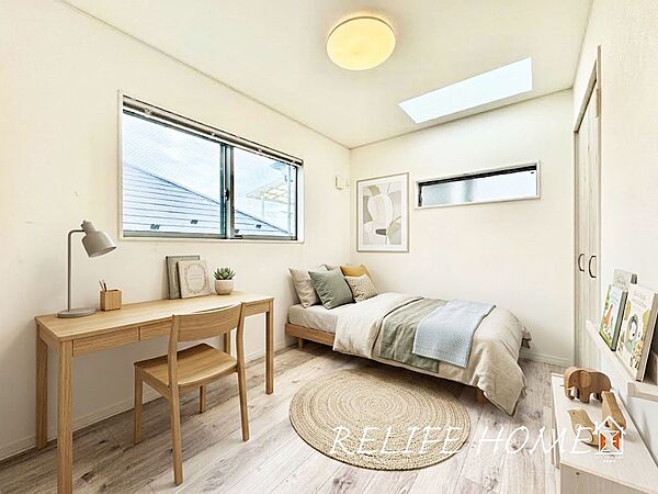 ■Style room■ 本画像はAIで家具等をCG処理しております。 落ち着いた雰囲気のプライベートルームはシンプルでスマートな空間。ご家族一人一人が快適に過ごせるゆったり快適な居室。