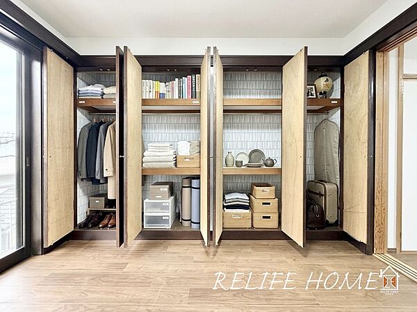 ■Closet■  家族の暮らしを快適にするスッキリ収納。機能性とデザイン性を兼ね備えた空間づくりを演出♪