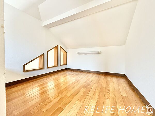 ■loft■ロフトは収納として使っていただくのはもちろん、趣味のスペースとしてご利用していただくこともできます♪