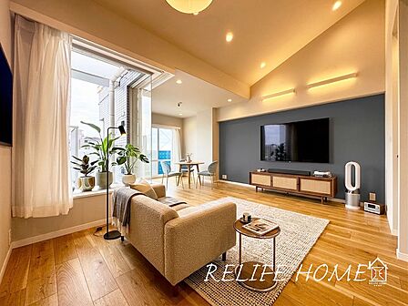 ■Living Room■※本画像はAIがCGで家具作成しており、実際の現地に家具は設置されておりません。また、販売価格に家具等は含まれておりません。