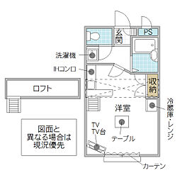 間取図画像 ワンルーム