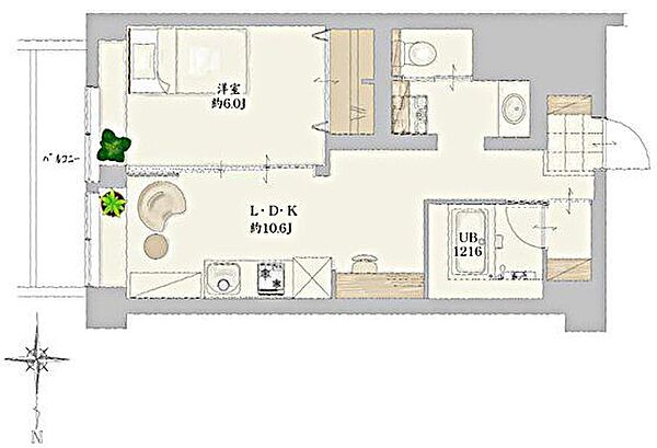 間取りを拡大表示