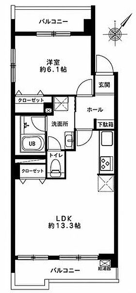 「西葛西」駅徒歩4分◆フルリノベーション1LDK◆南東向き◆両面バルコニー付で風通し良好！
