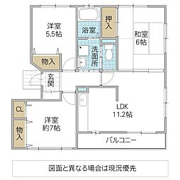ウイングフィールド真鍋 3LDKの間取図画像