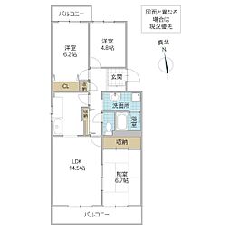 間取図画像 3LDK